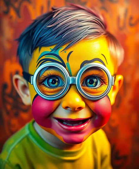 minion face paint