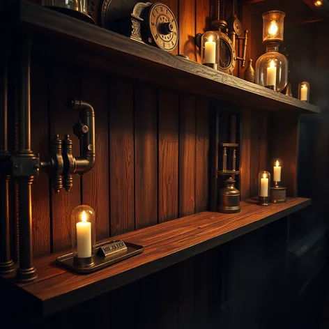 steampunk shelves