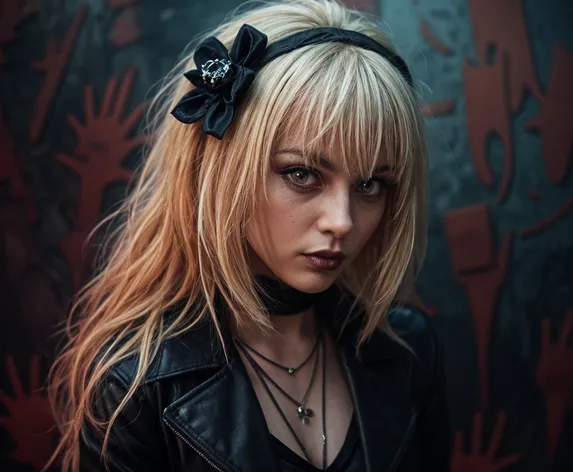 blonde goth