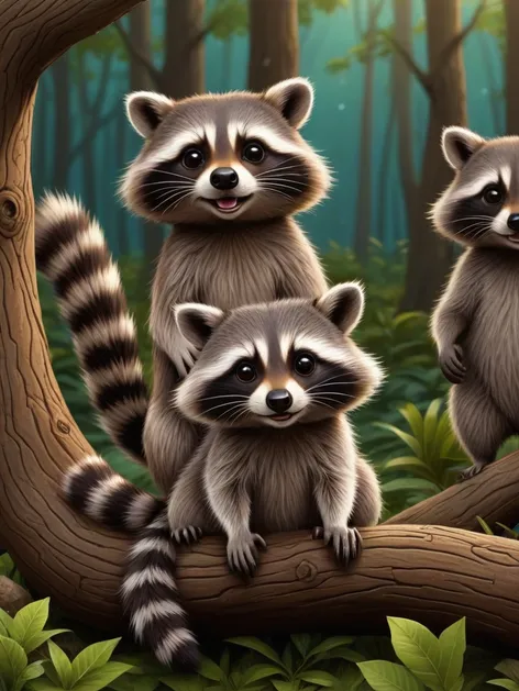 racoon cartoon