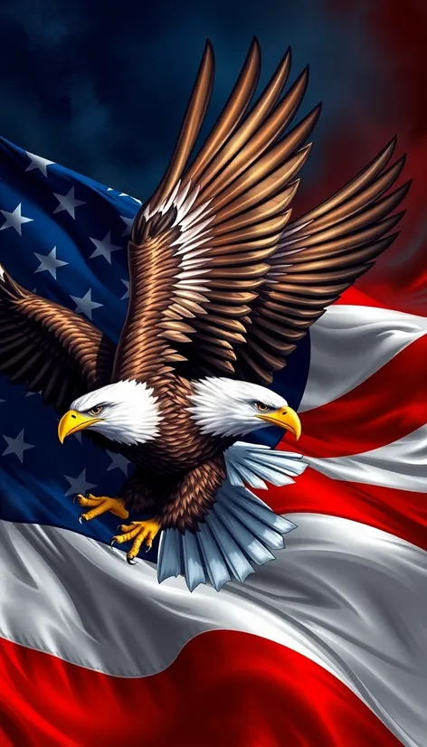 american flag eagle mad