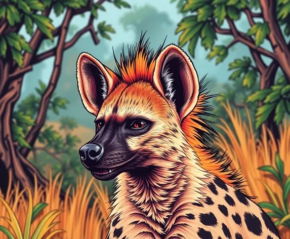 hyena mohawk