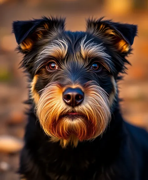 black and tan terrier