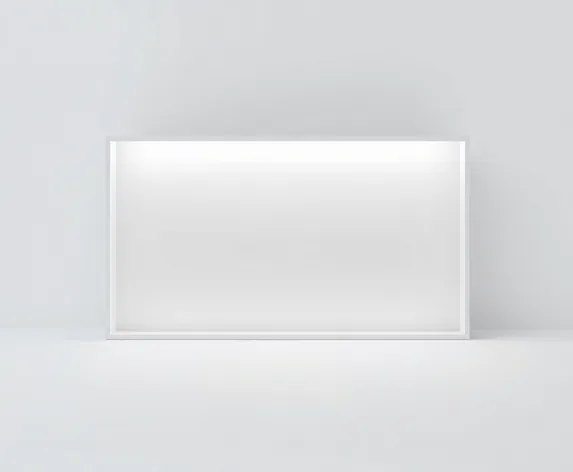 blank light box marquee