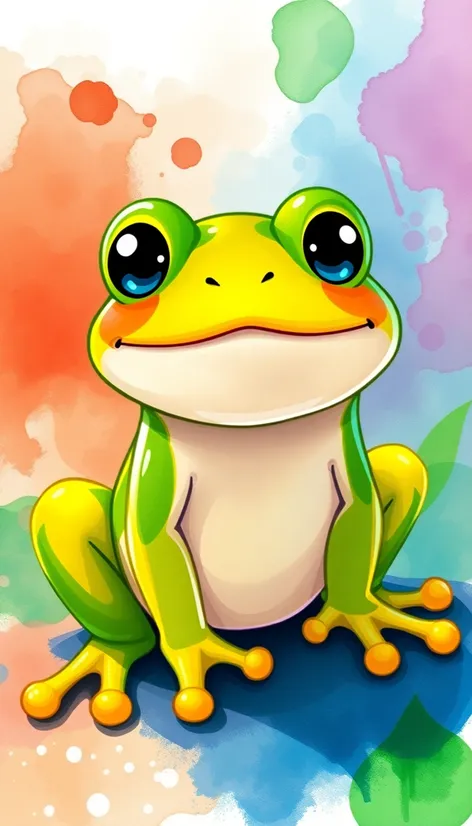 cute cartoon frog images