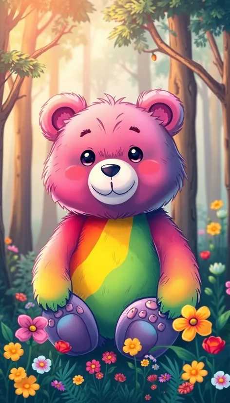 rainbow bear