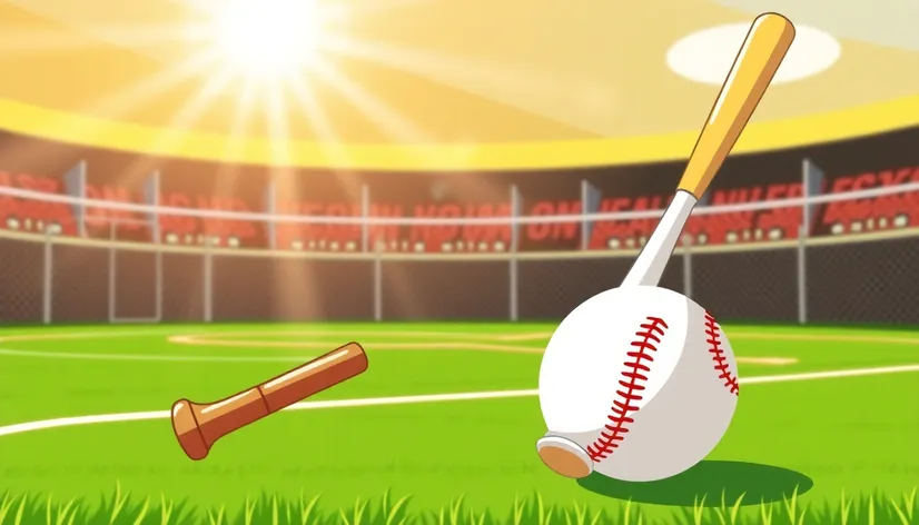 baseball and bat clipart