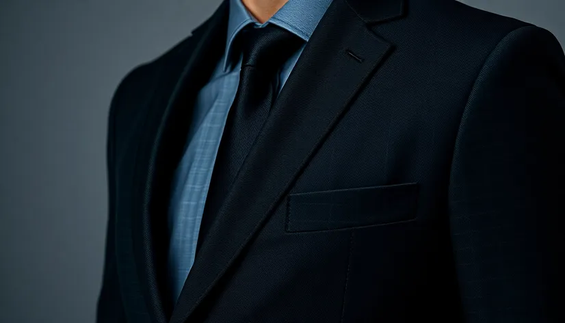 dark gray suit