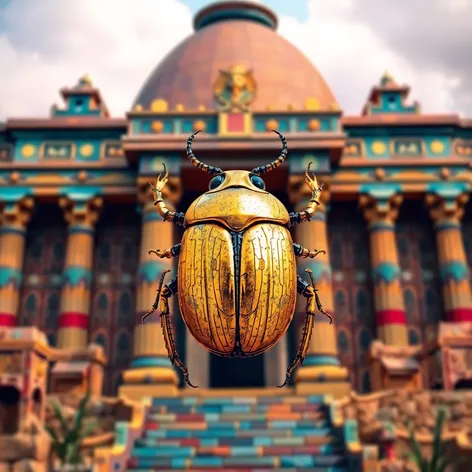 gold scarab