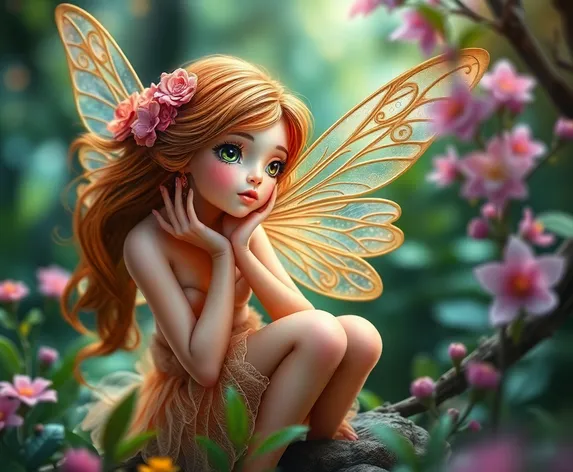 fairy drawing realistic