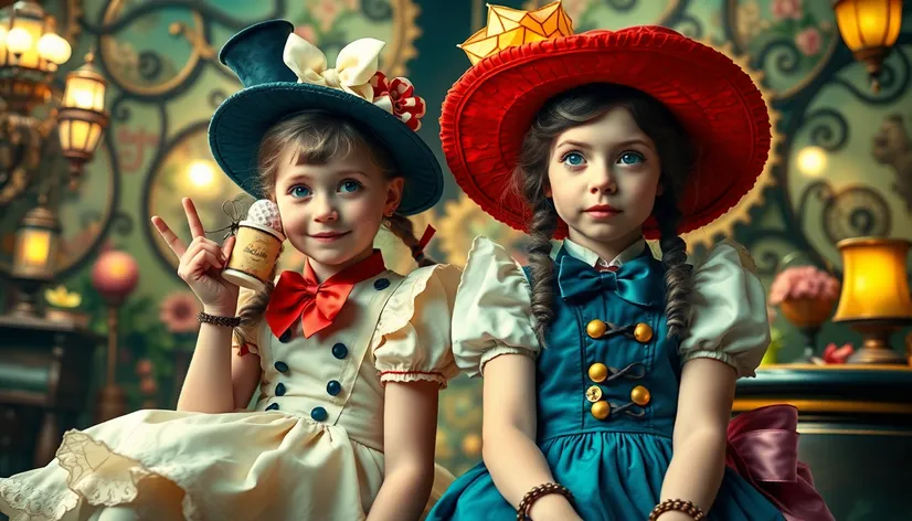 twins alice in wonderland