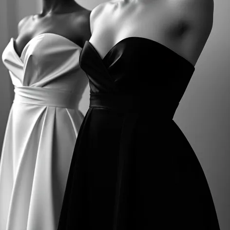 black and white dresses