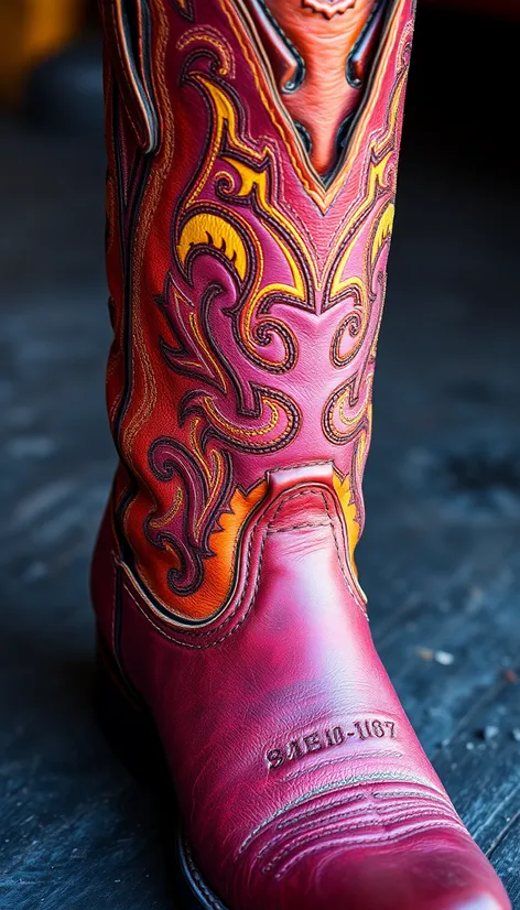 drawing a cowboy boot