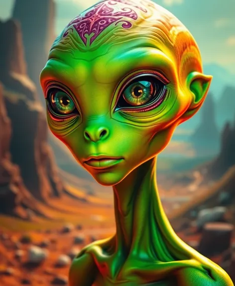 beautiful alien