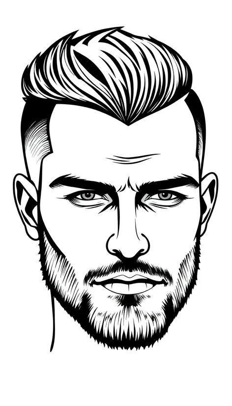 men's side shave haircut