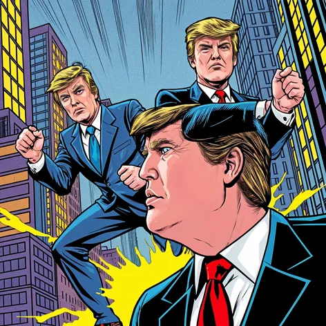 Donald Trump superhero and