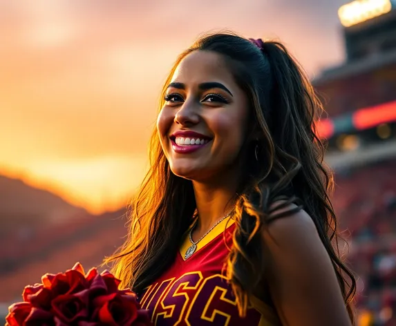 hot usc cheerleader