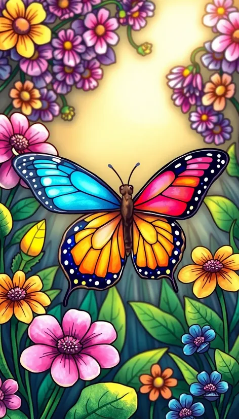 coloring pages butterfly