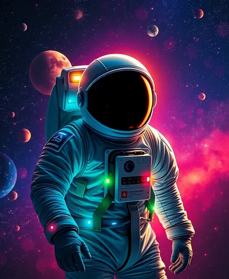 album cover with astronaut