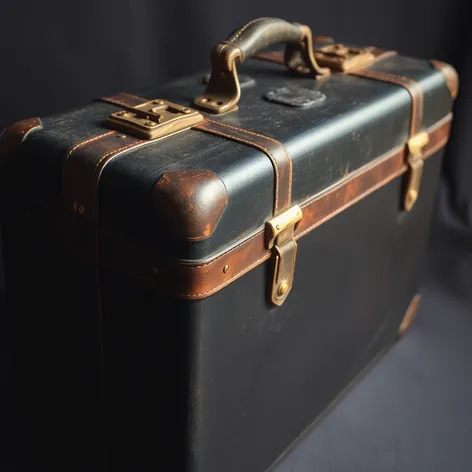 black suitcase