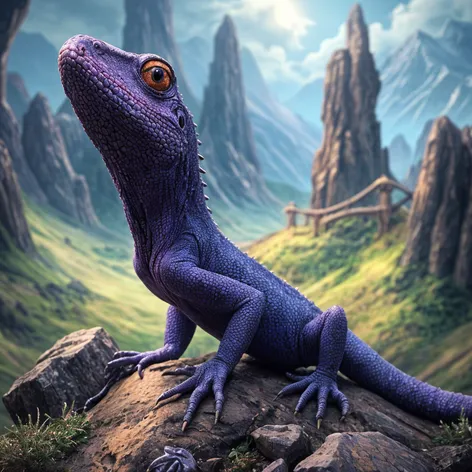 purple lizard