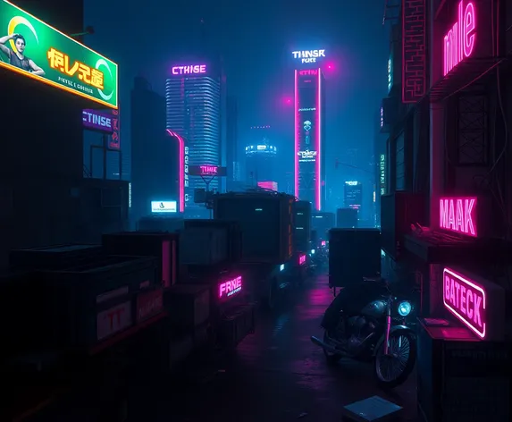 dark cyberpunk aesthetic