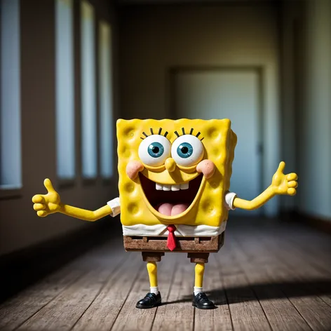 spongebob scared