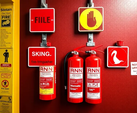 fire extinguisher signs