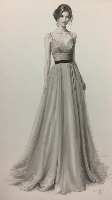 dress drawing