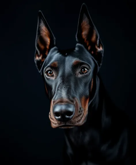 black doberman