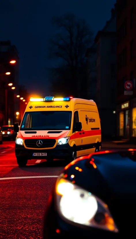 ambulance in german