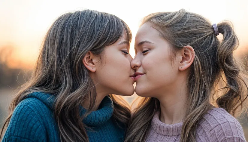 two beautiful young girls