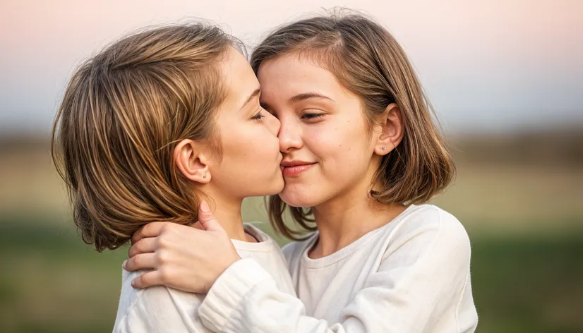 two beautiful young girls