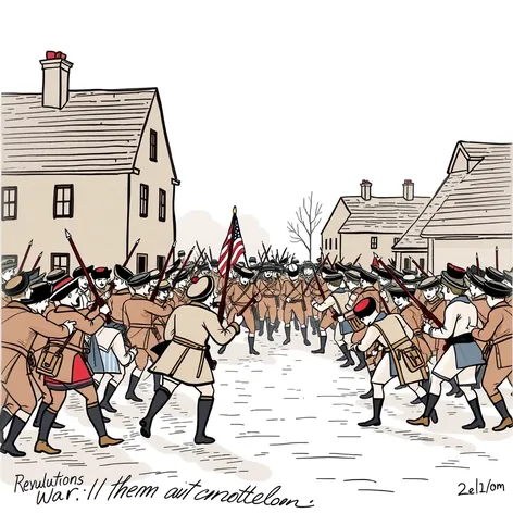 lexington revolutionary war coloring