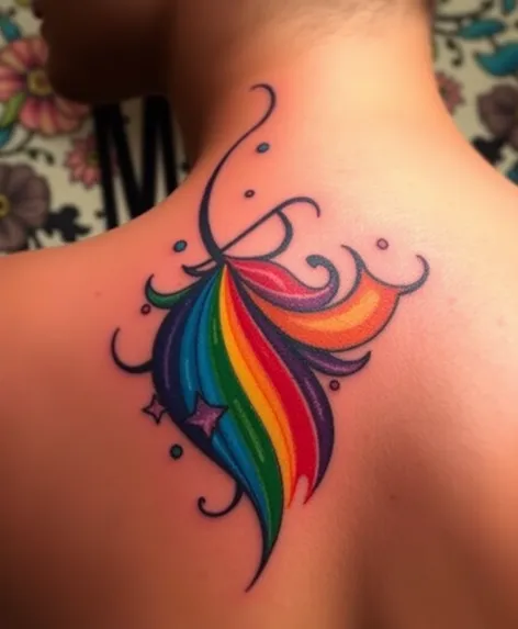 rainbow tattoo