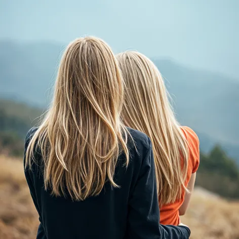 Two blonde hair best