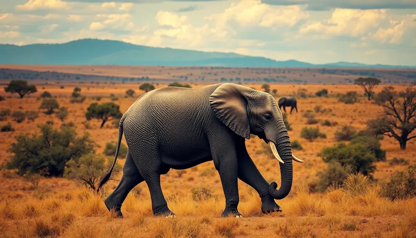 elephant walking