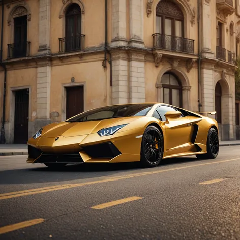 golden lamborghini