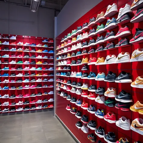 nike shoe wall for