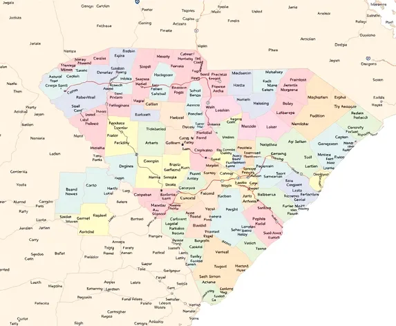 sc counties map