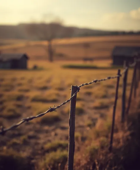 barbed fence