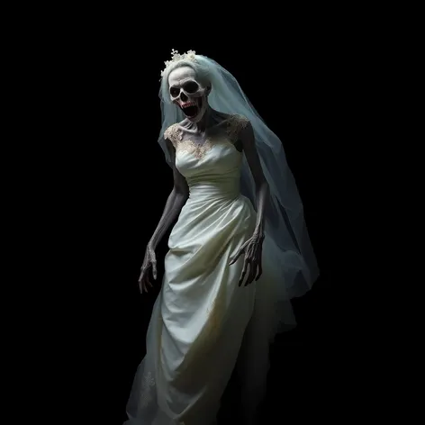 wedding dress zombie