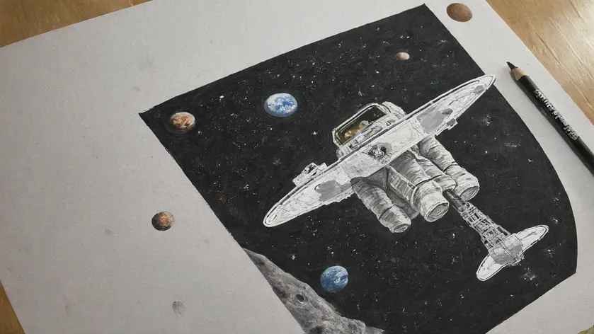 space drawing ideas