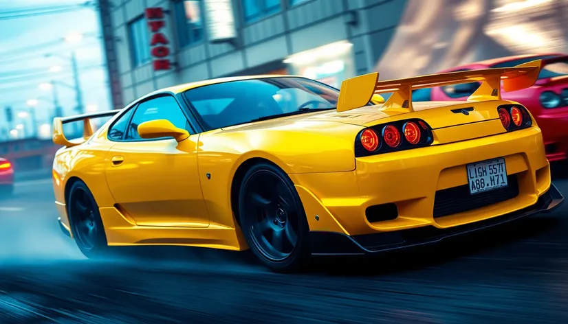 yellow supra mk4