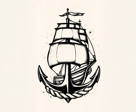 ship tattoo