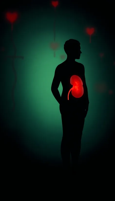 kidney cardiovascular patient silhouette