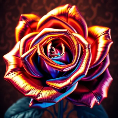 chrome 3d roses