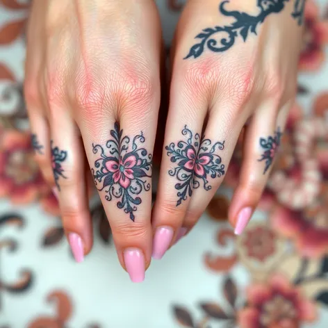 finger tattoos for women