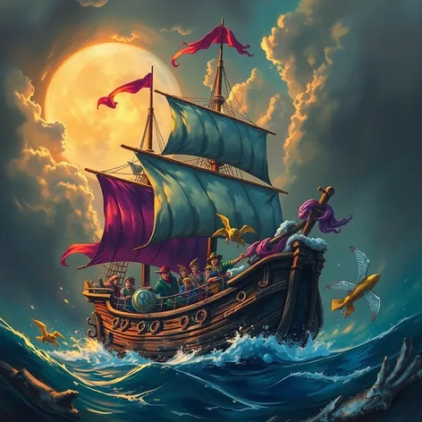 pirate ship fantasy art