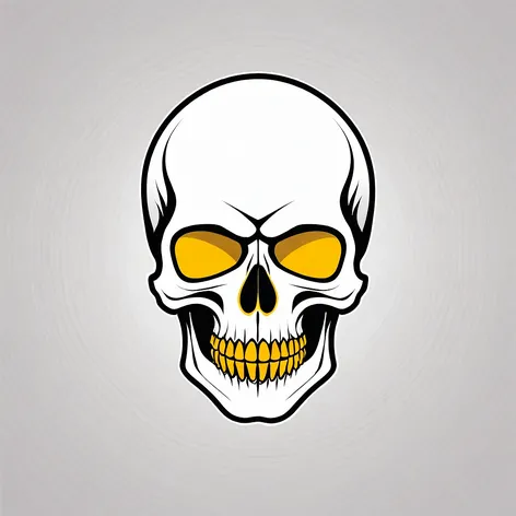 A skull stylized with